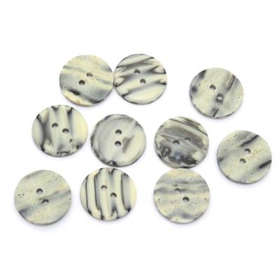 Bouton Ancien Gris Effet Pierre - Mercerie Vintage, 1 à 10 Pièces D'occasion