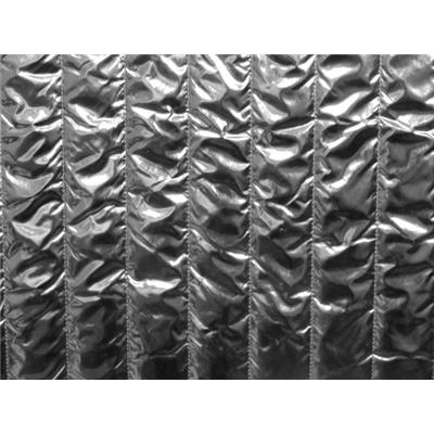 Tissu Doudoune Matelassé Anthracite Platine