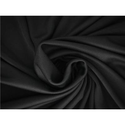 Tissu Interlock Léger 100 % Cupro Noir