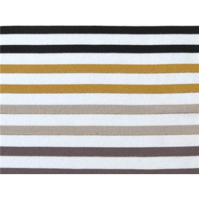 Tissu Jersey Coton / Modal Rayé / Lurex