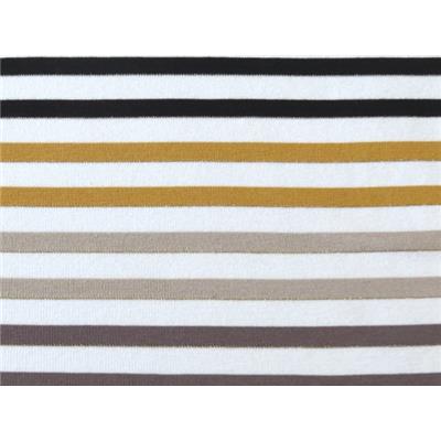 Tissu Jersey Coton / Modal Rayé / Lurex