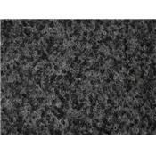 Tissu Lainage Gris Bouclette Noir