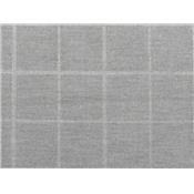 Tissu Lainage Tailleur Léger Gris à Carreaux
