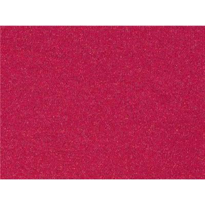 Tissu Maille Coupée - Cousu Rouge / Lurex Rouge