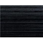 Tissu Maille Velours Plissé Noir
