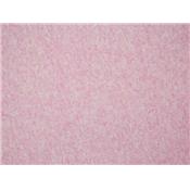 Tissu Molleton Rose Chiné Blanc