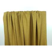 Tissu Maille Jersey 100 % Lin Ocre