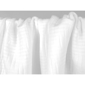 Tissu Coton Natté Double Tissage Jacquard Graphique Blanc 