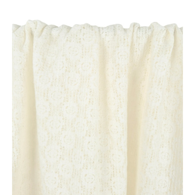 Tissu Guipure Poly / Coton Fleurs