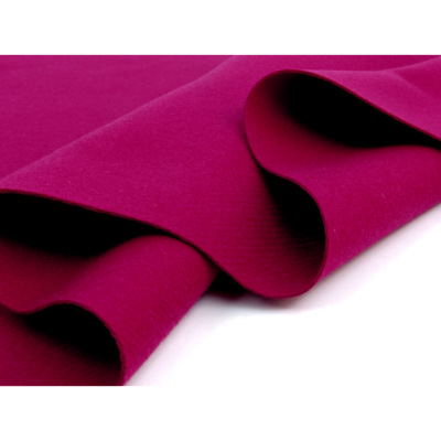 Tissu Lainage Mélange Laine Fuchsia