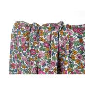Tissu Maille Cote 1x1 Fleurettes Vintage