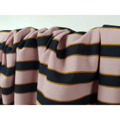 Tissu Satin Viscose Jacquard Ray Brod