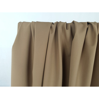 Tissu Sergé Polyester Recyclé / Viscose FAY Camel