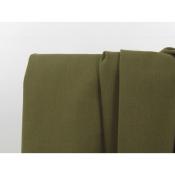 Coupon Sergé Stretch Kaki 100 cm x 150 cm