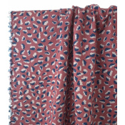 Tissu Twill de Viscose Abstract Flower Tomette