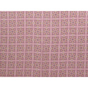 Tissu Voile de Viscose Ethnique Rose