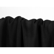 Tissu Voile de Viscose Noir