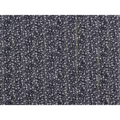 Coupon Voile de Viscose Blanc & Noir Fleurettes Lurex 240 cm x 150 cm