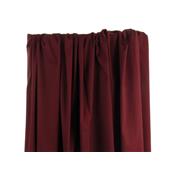 Tissu Popeline Coton Stretch Bordeaux