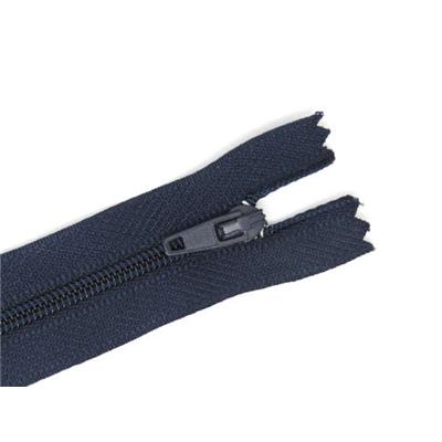 Zip Bleu Marine 15 cm