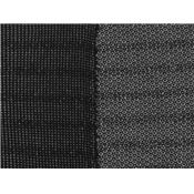 Tissu Maille Effet Tricot Bicolore Rayé / Lurex