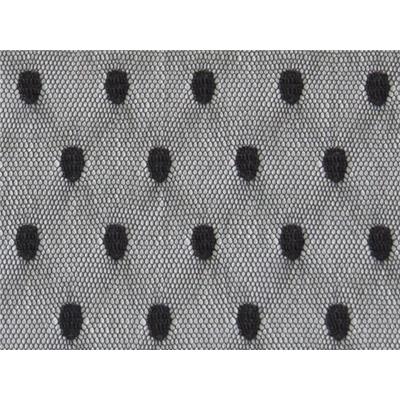 Tissu Filet Plumetis Noir