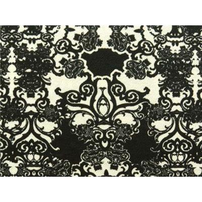 Tissu Jersey Crepe Imprimé Arabesque / Baroque