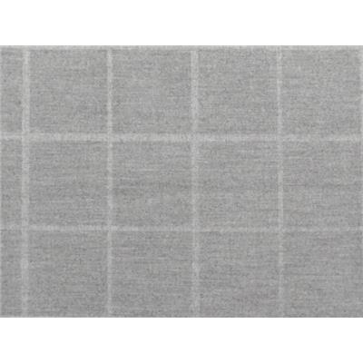 Tissu Lainage Tailleur Léger Gris à Carreaux