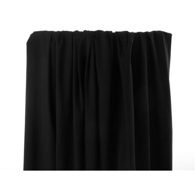 Tissu Maille Jersey Coton Super Stretch Noir