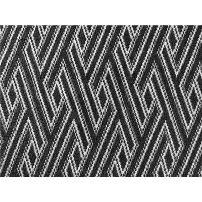 Tissu Maille Coupée - Cousu Jacquard Motif Graphique