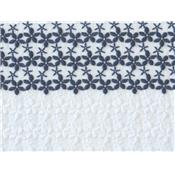 Tissu Voile Broderie Fleurettes Allover