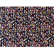 Coupon Voile de Viscose Graphique Lurex 150 cm x 150 cm