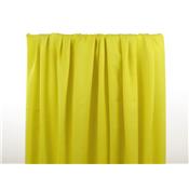 Coupon Sergé Léger Cupro / Viscose Jaune 40 cm x 140 cm