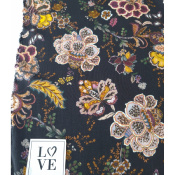 Tissu Crepe 100 % Viscose Folk Flowers