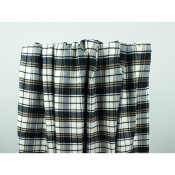 Tissu Flanelle TARTAN Beige / Noir