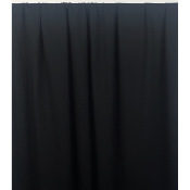Tissu Maille Cote 4x2 Mercerisé Coton BIO / Elasthanne Noir