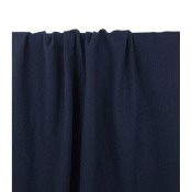 Tissu Maille Tricot 100 % Laine Bleu Nuit