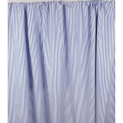 Tissu Popeline 100 % Coton Rayé Bleu
