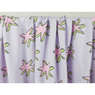 Tissu Maille Jersey 100 % Coton Etoiles