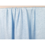 Tissu Maille Jersey 100 % Lin Bleu Ciel