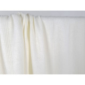 Tissu Maille Cote 1x1 Pointelle Ecru