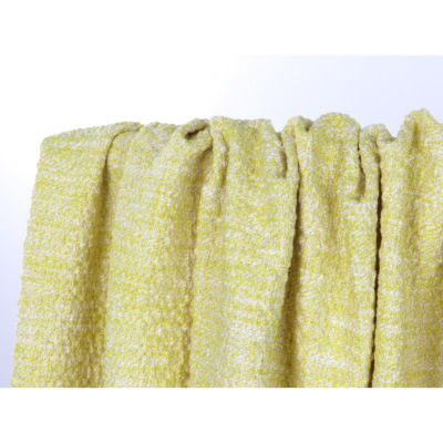 Coupon Tweed Coton Jaune Chiné 190 cm x 150 cm