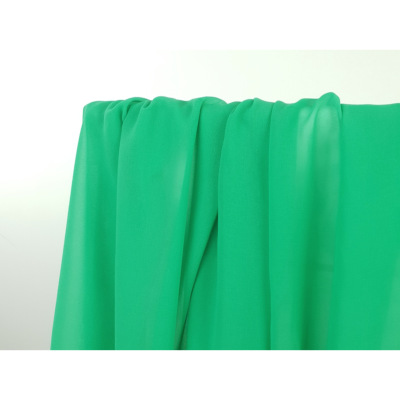 Tissu Voile Polyester Vert Emeraude