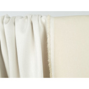 Tissu Sergé Double Face Coton / Viscose DON Ecru / Beige