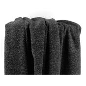 Tissu Lainage Léger Bouclette Anthracite