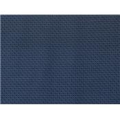 Tissu Popeline Imprimé Graphique Noir / Bleu