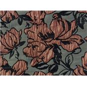 Tissu Jacquard Motif Fleurs