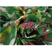 Tissu Jersey Viscose / Elasthanne Floral Abstrait
