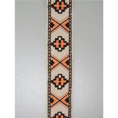 Ruban Jacquard Motifs Ethniques " Aztec "