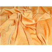 Tissu Crepe Satin Structuré Mandarine